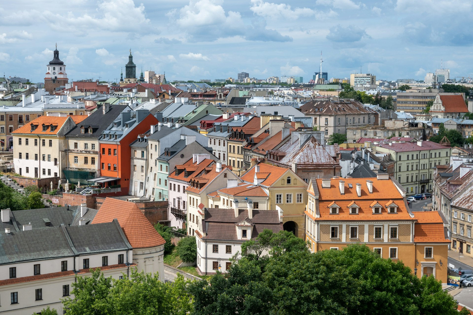 lublin panorama miasta